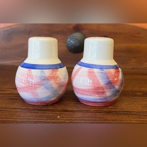 Vintage Vernon Kilns CALICO Salt&Pepper Shakers
